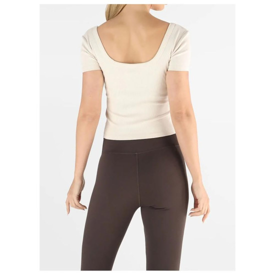 Guess Γυναικεία κοντομάνικη μπλούζα Lavinia Rib Top